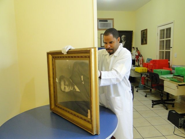 Rodolfo Assunção, aluno do curso de museologia